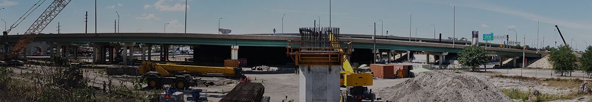 Image of an overpass under construction